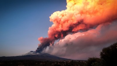 сицилия извержение вулкан этна